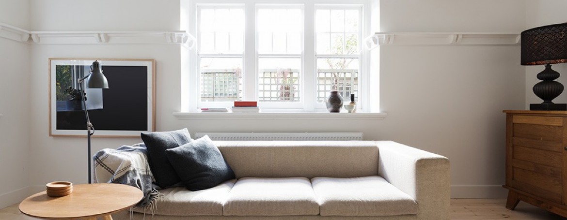 Belüftungssystem im Wohnzimmer